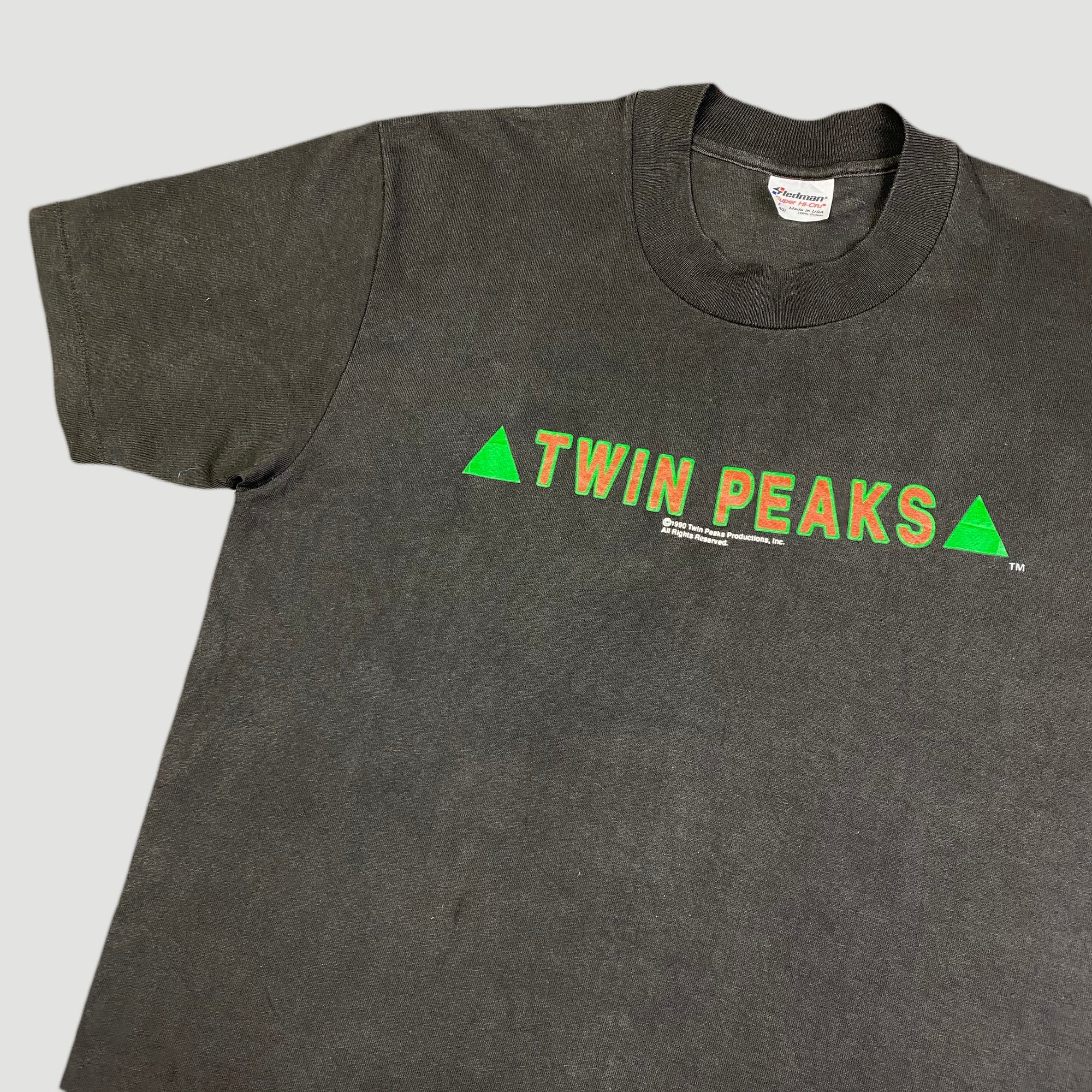 1990 Twin Peaks Logo T-Shirt