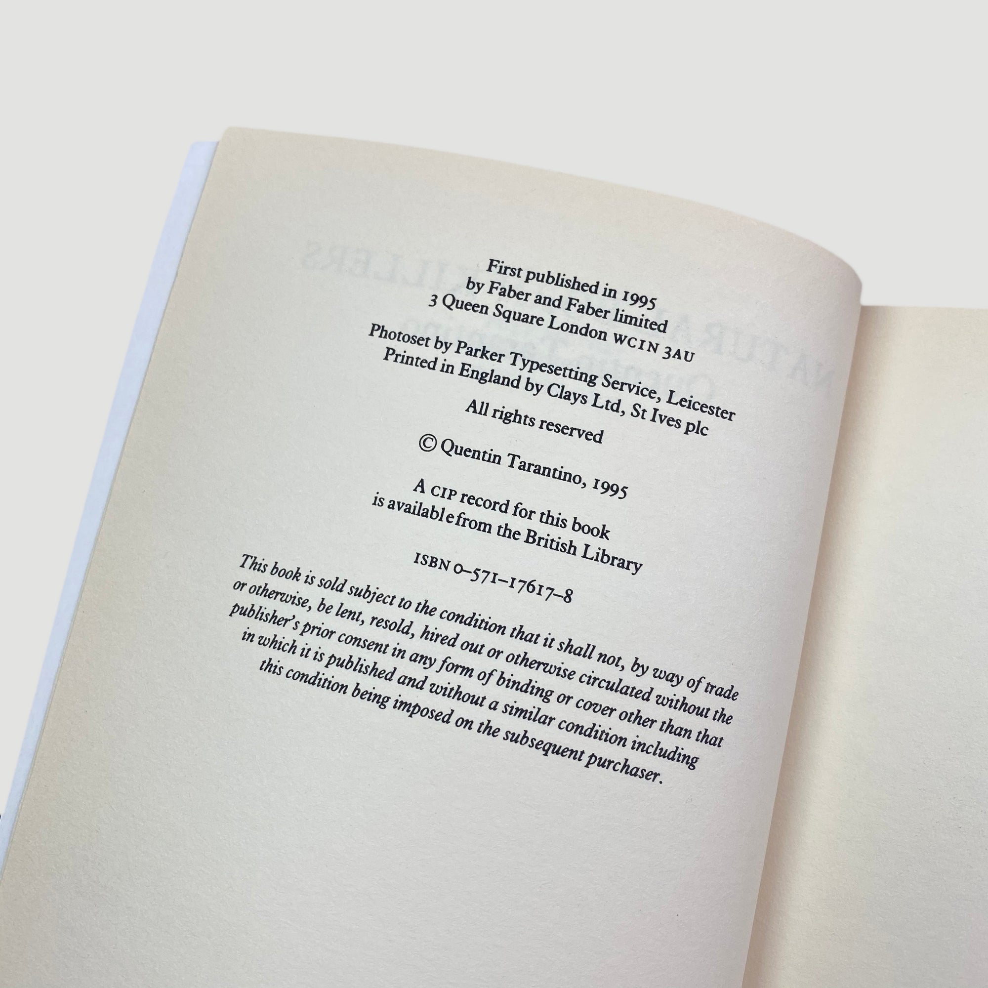 1995 Natural Born Killers Screenplay