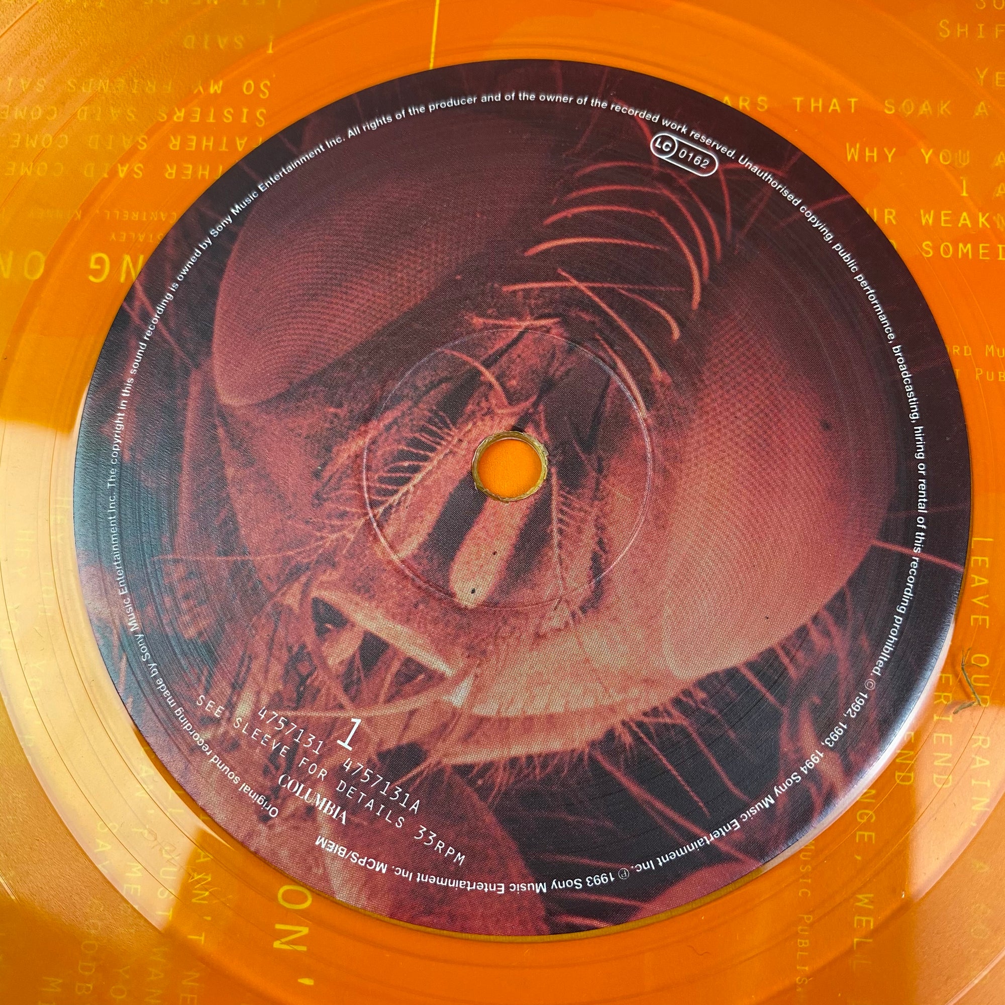 1994 Alice in Chains Jar of Flies & Sap Ltd Ed. Coloured 2 LP