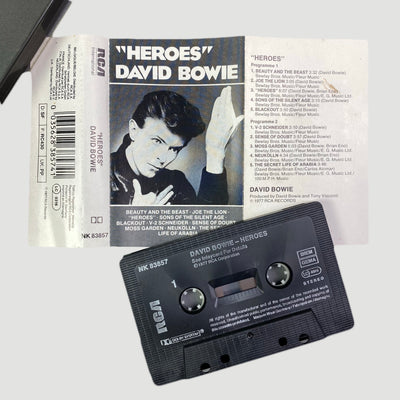 1984 David Bowie 'Heroes' Cassette