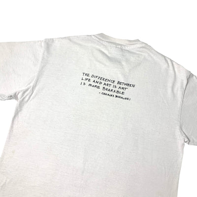 1994 Charles Bukowski 'Life And Art' T-Shirt
