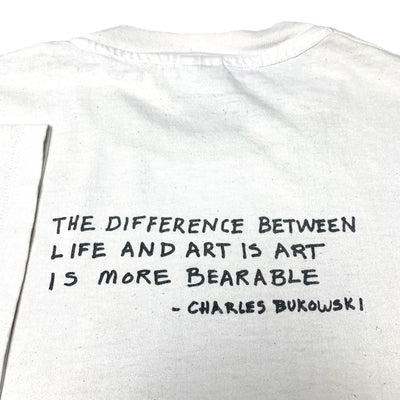1994 Charles Bukowski 'Life And Art' T-Shirt