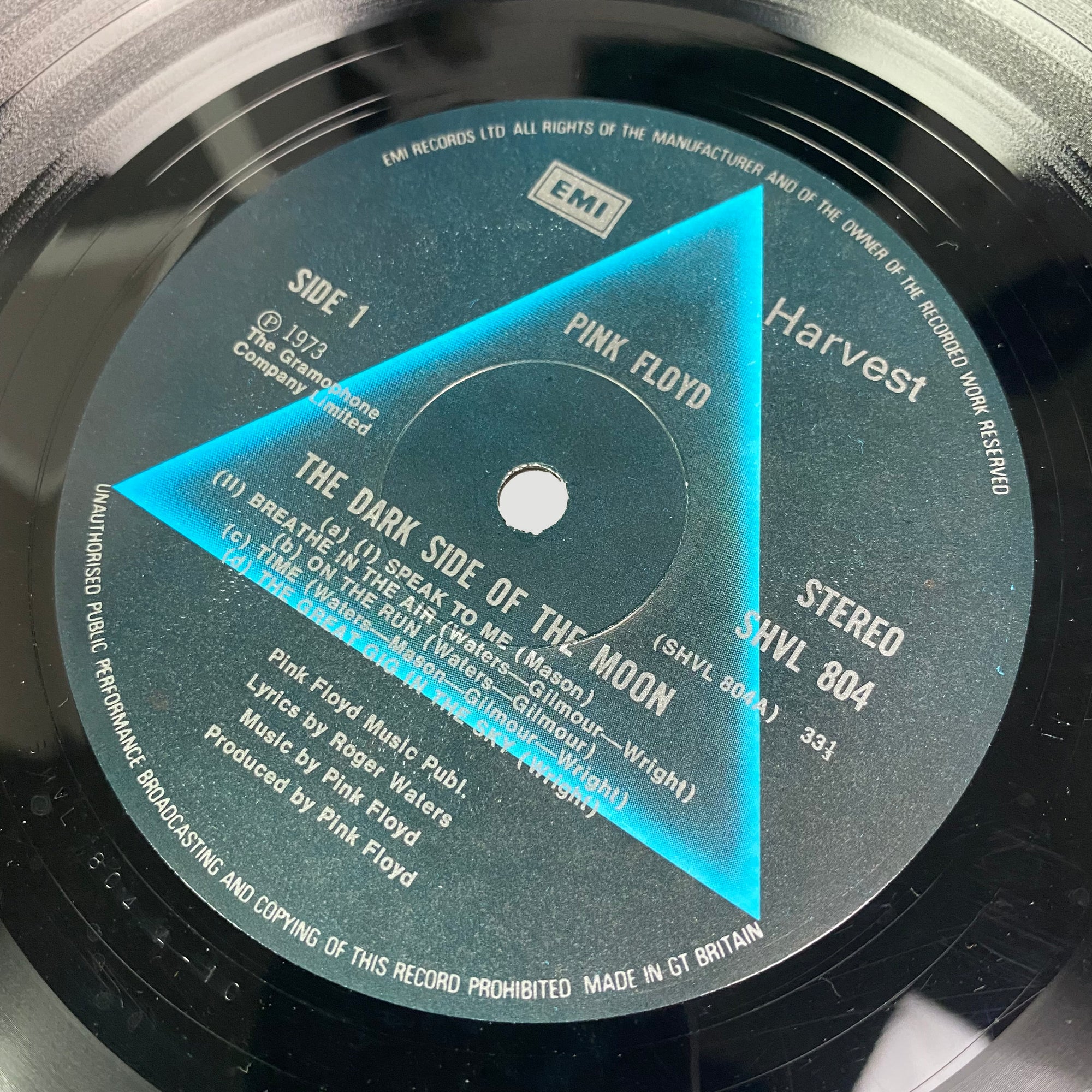 1973 Pink Floyd Dark Side of the Moon LP (Posters & Inserts)