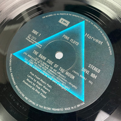 1973 Pink Floyd Dark Side of the Moon LP (Posters & Inserts)