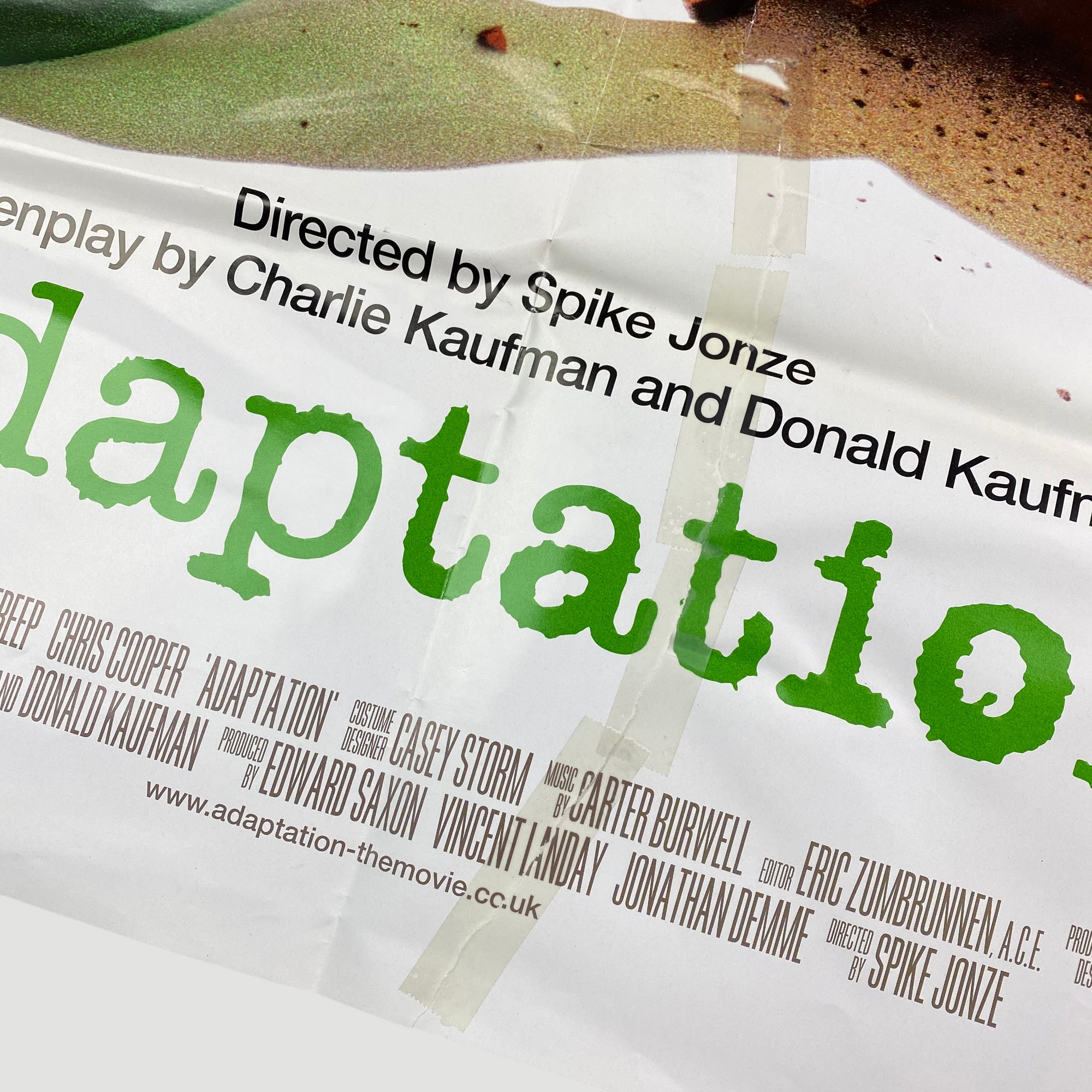 2002 Adaptation UK Quad Cinema Poster