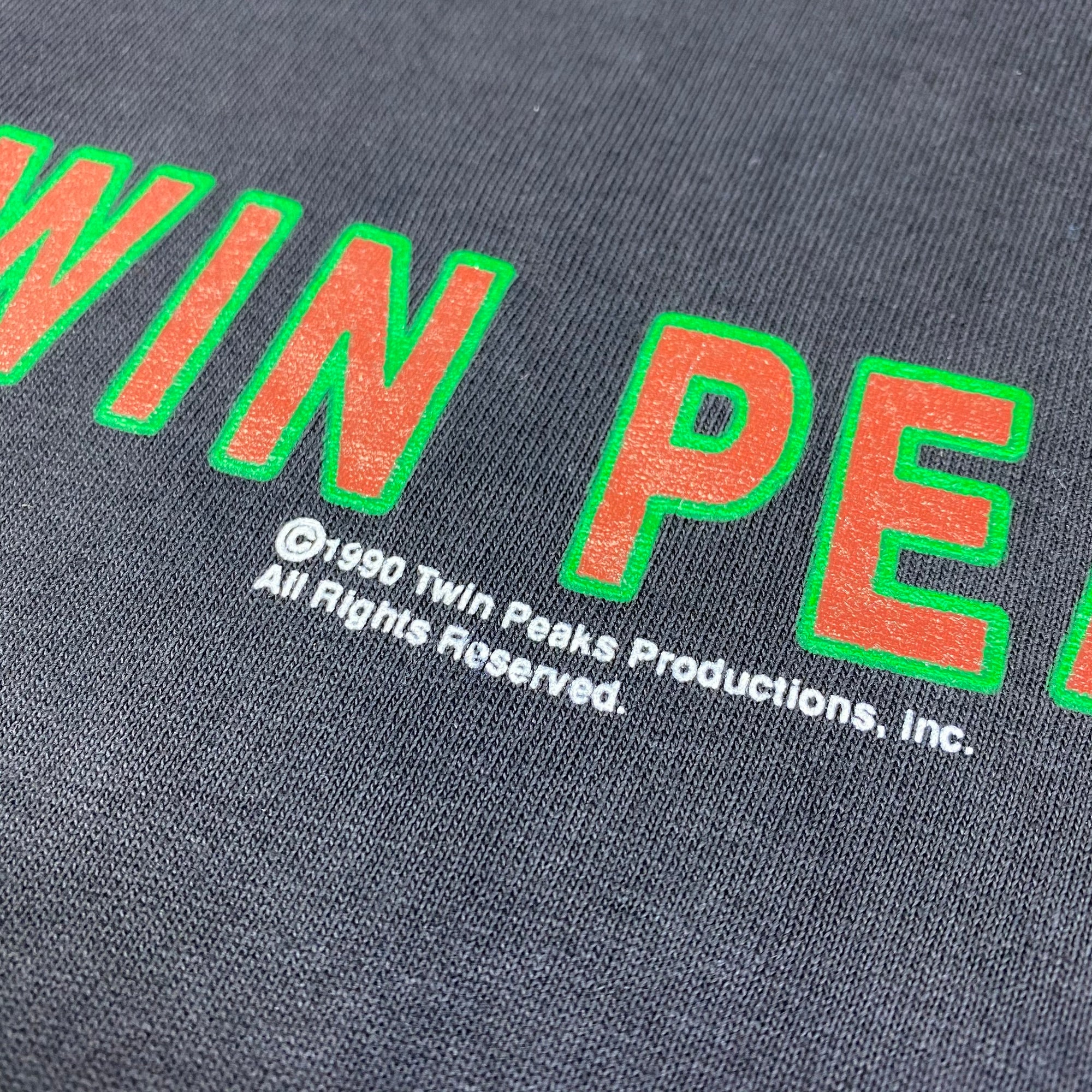1990 Twin Peaks Logo T-Shirt