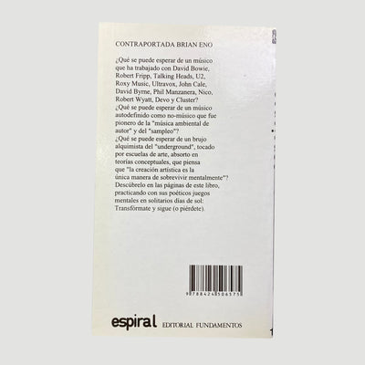 1994 Brian Eno 'Canciones' Lyrics book