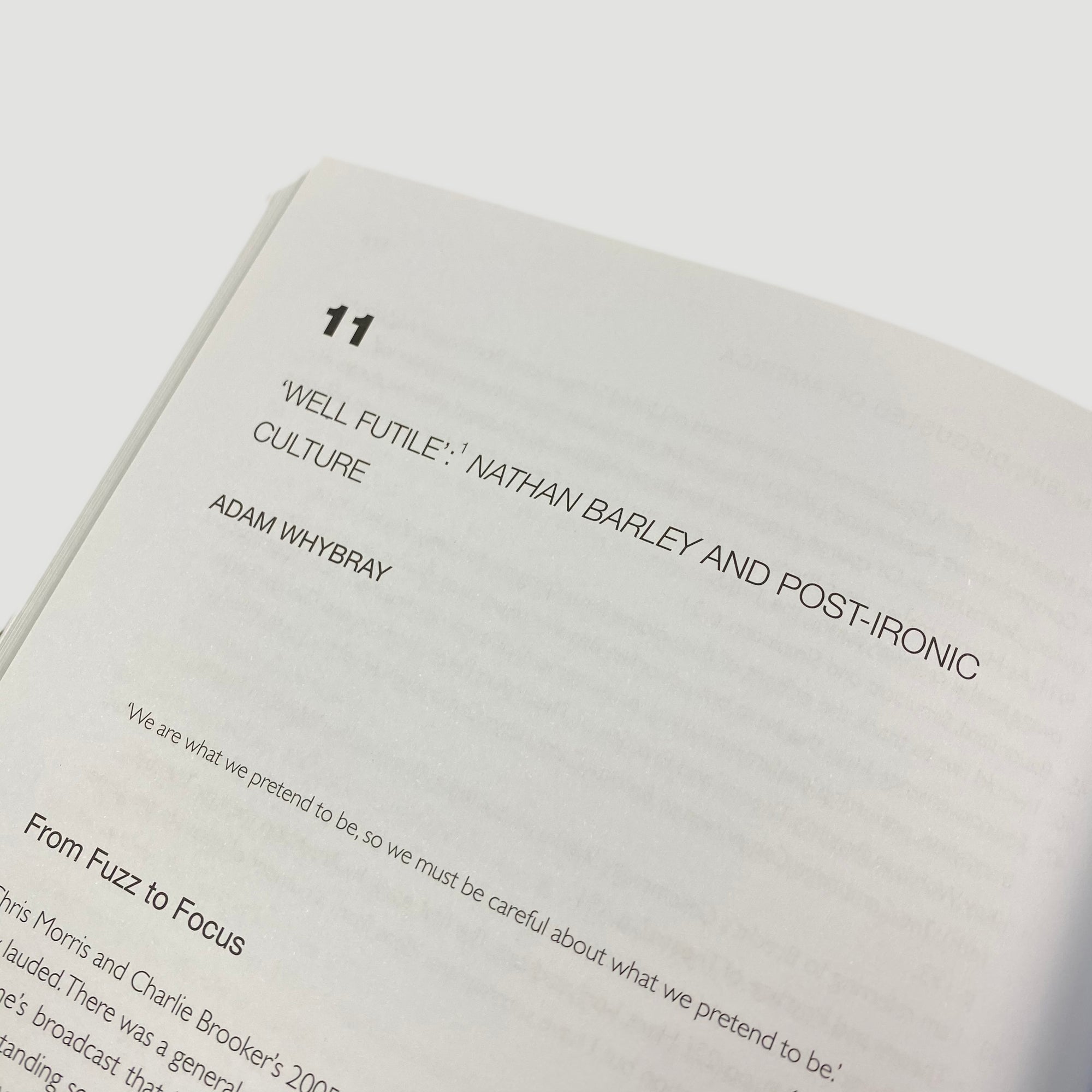 2013 'No Known Cure: The Comedy of Chris Morris' First Edition