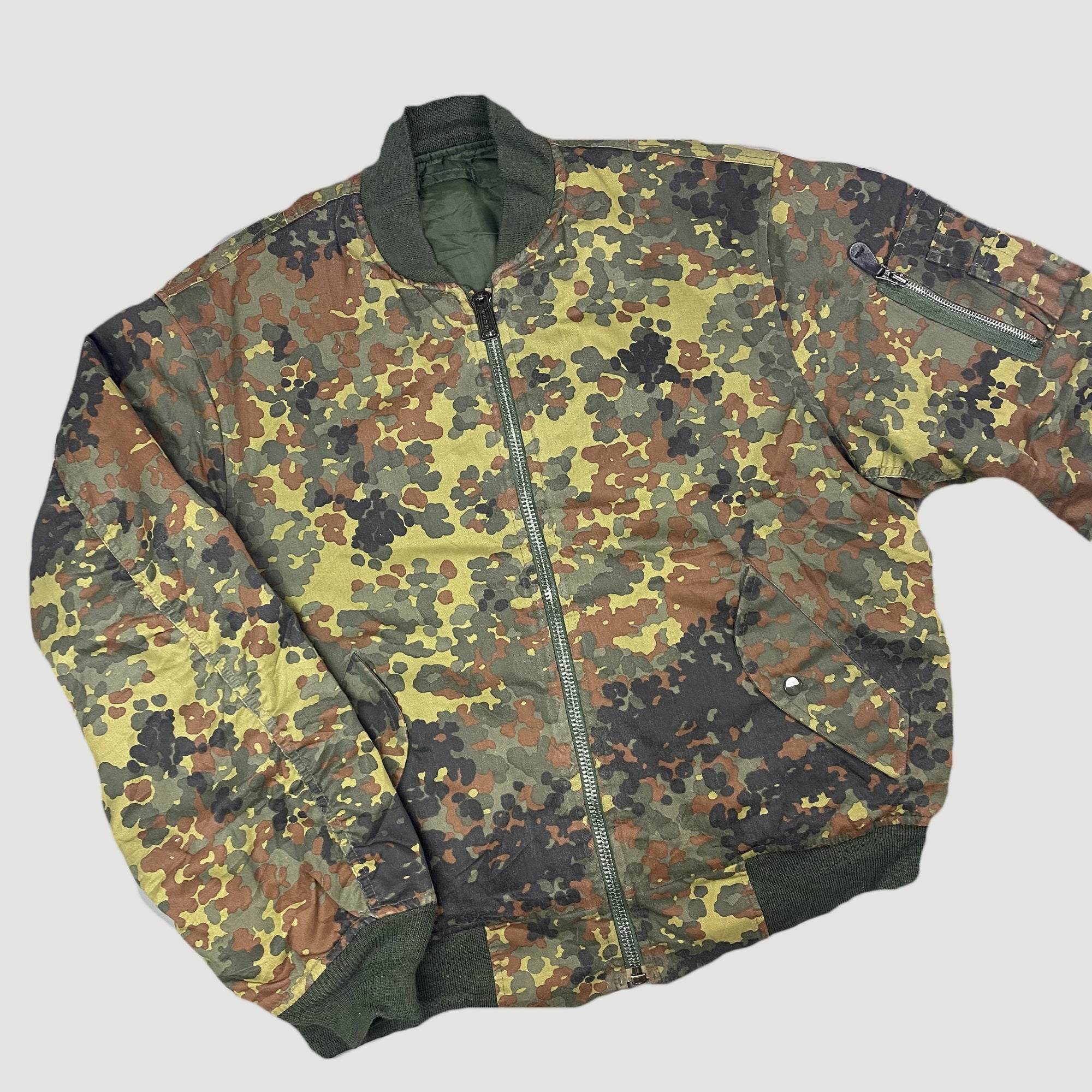 90's German Army MA1 Reversible Bomber Jacket