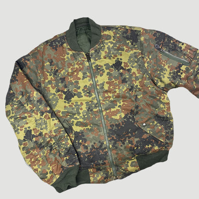 90's German Army MA1 Reversible Bomber Jacket