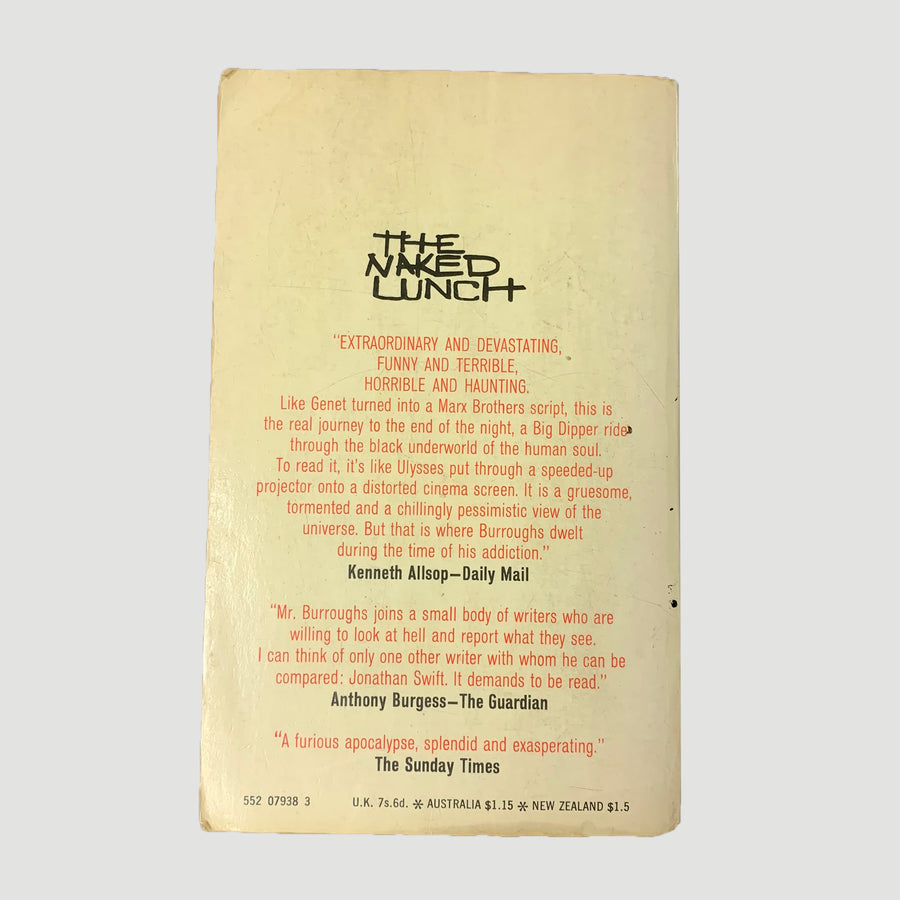 1969 William Burroughs ‘The Naked Lunch’