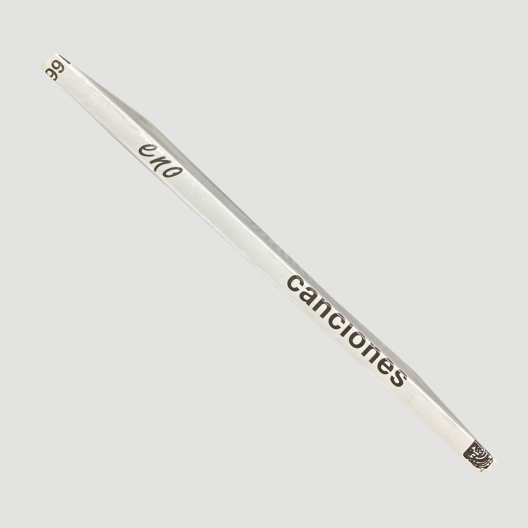 1994 Brian Eno 'Canciones' Lyrics book