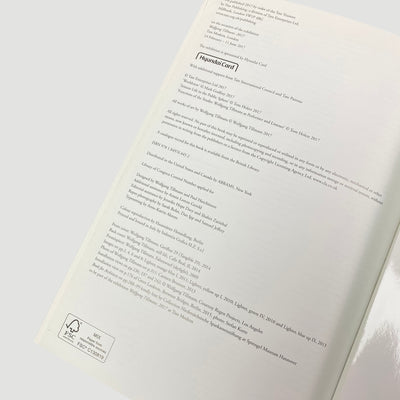 2017 Chris Dercon & Helen Sainsbury 'Wolfgang Tillmans 2017'