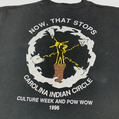1996 Carolina Indian Circle T-Shirt