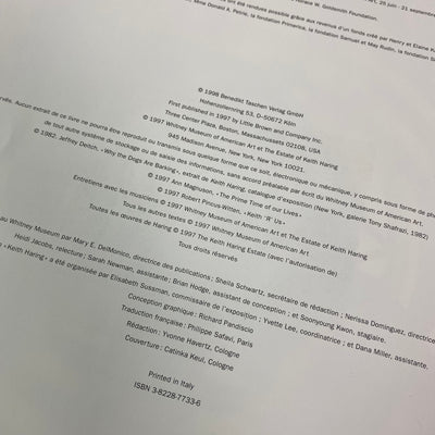 1998 Keith Haring by Elisabeth Sussman