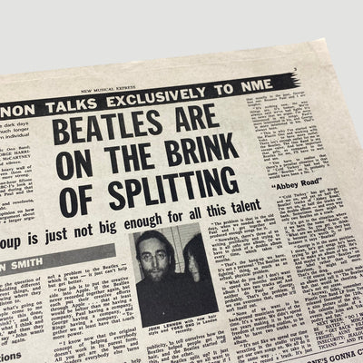 1969 NME Scott Walker 'Scott 4' Cover Issue