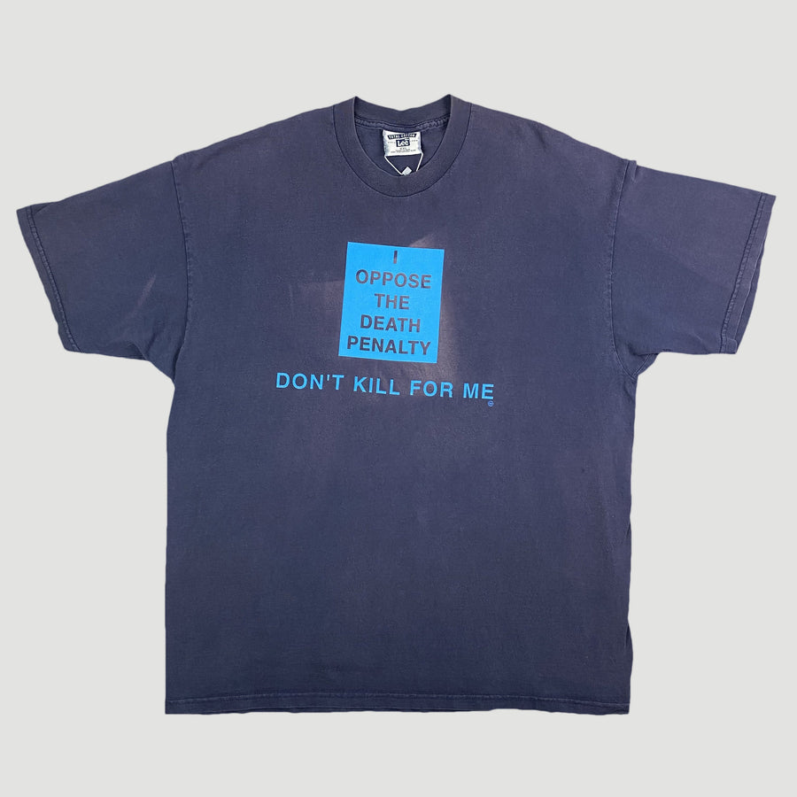 Mid 90's Amnesty International 'Death Penalty' T-Shirt
