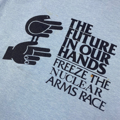 80's 'Freeze The Nuclear Arms Race' T-Shirt