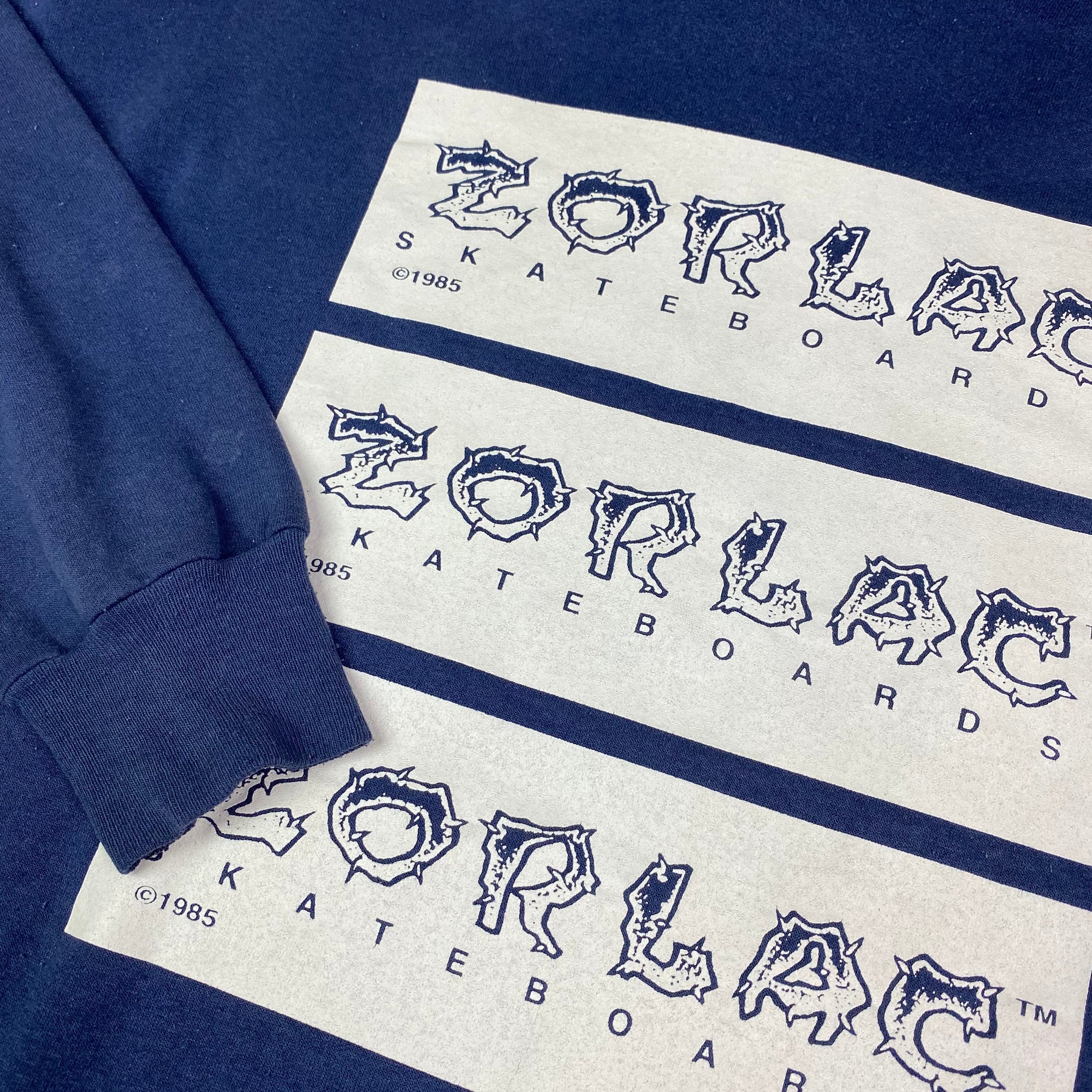 90's Zorlac Skateboards Hooded Sweatshirt