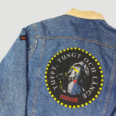 80's Maxell Swedish Denim Jacket