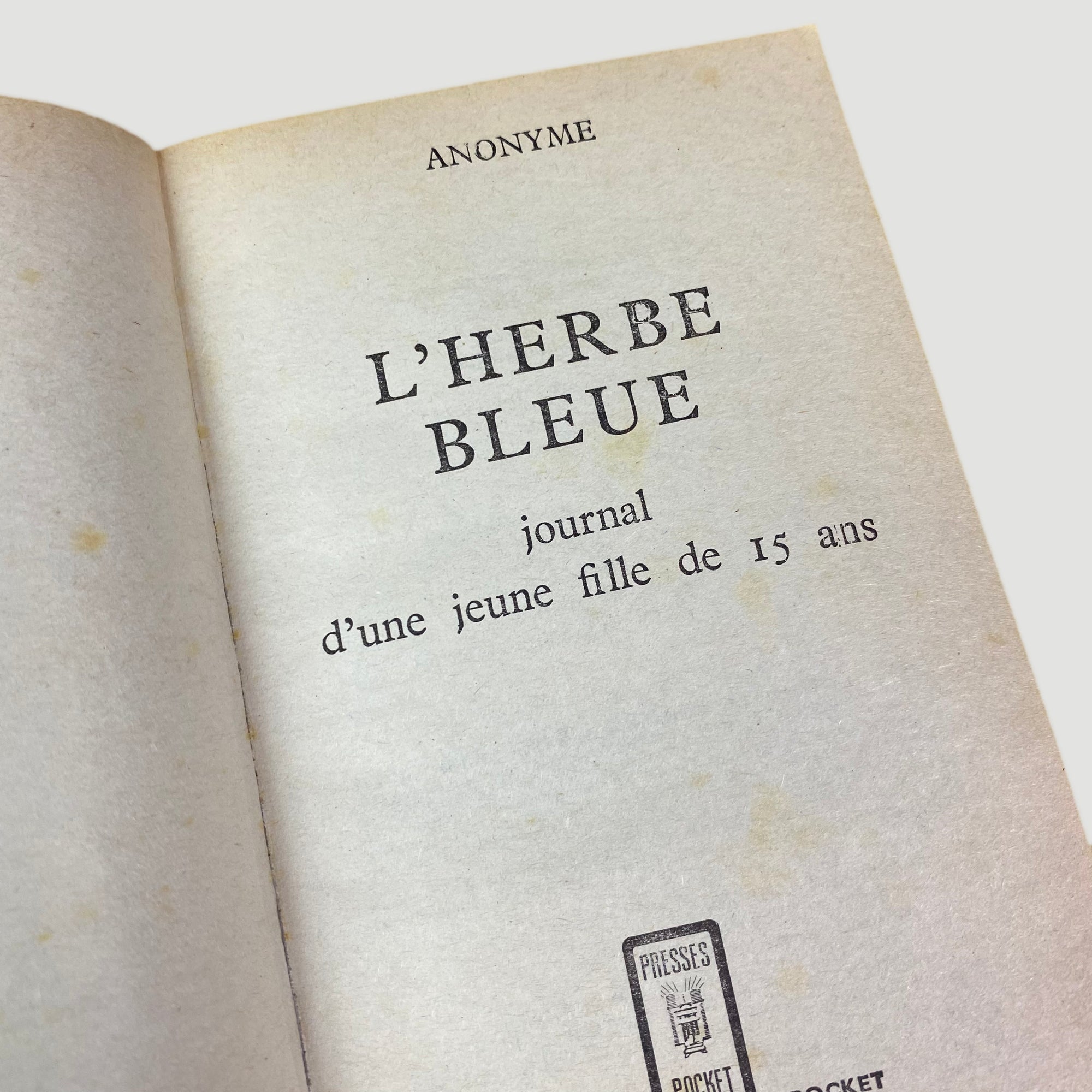 1972 L'Herbe Bleue