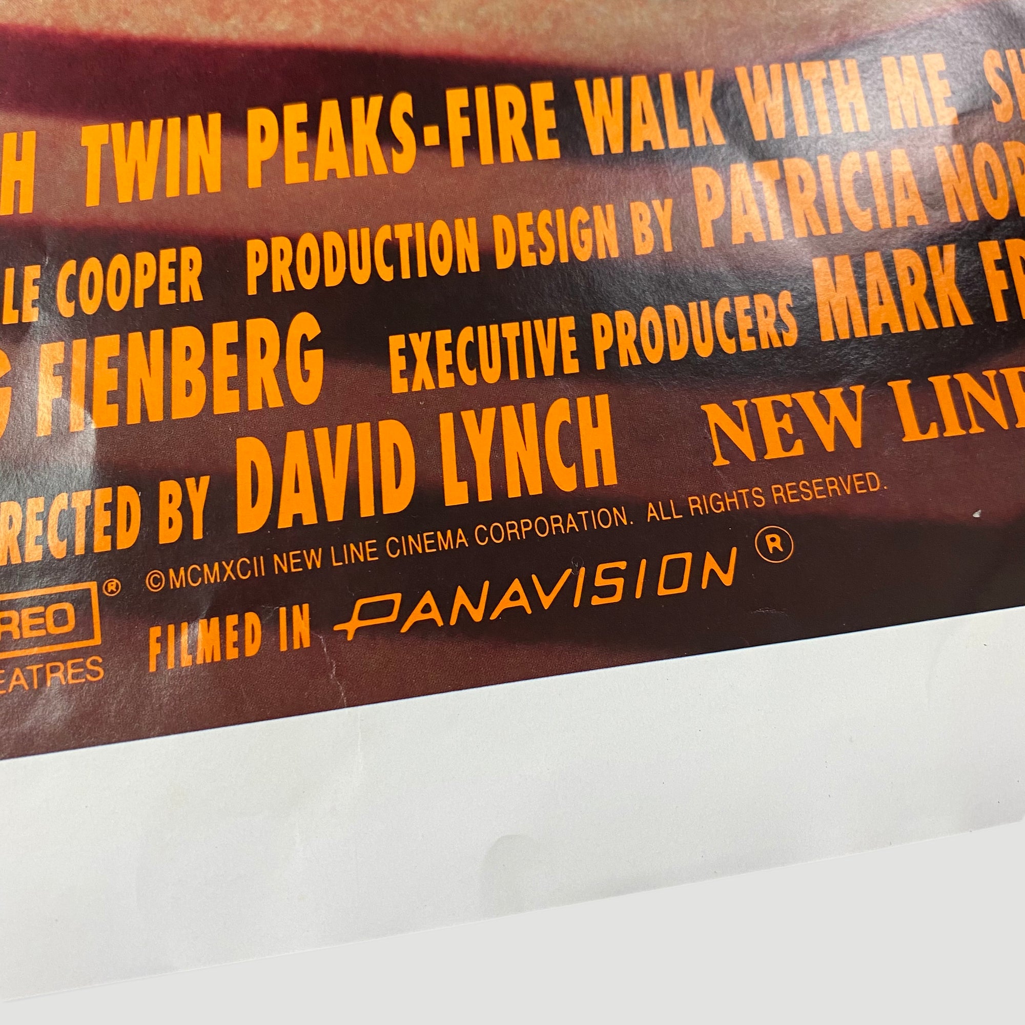 1992 Twin Peaks Fire Walk With Me Poster