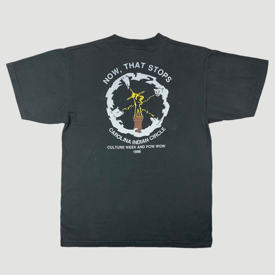 1996 Carolina Indian Circle T-Shirt