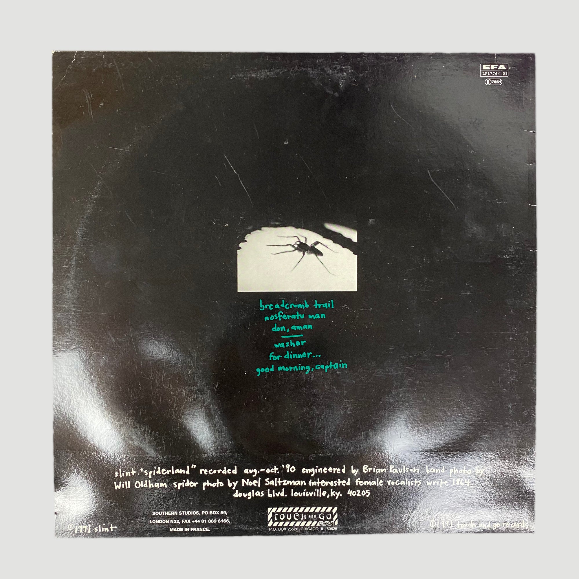 1991 Slint 'Spiderland' Vinyl LP 1st Press