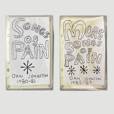 1988 Daniel Johnston 'Songs of Pain'+'More Songs of Pain' Cassette