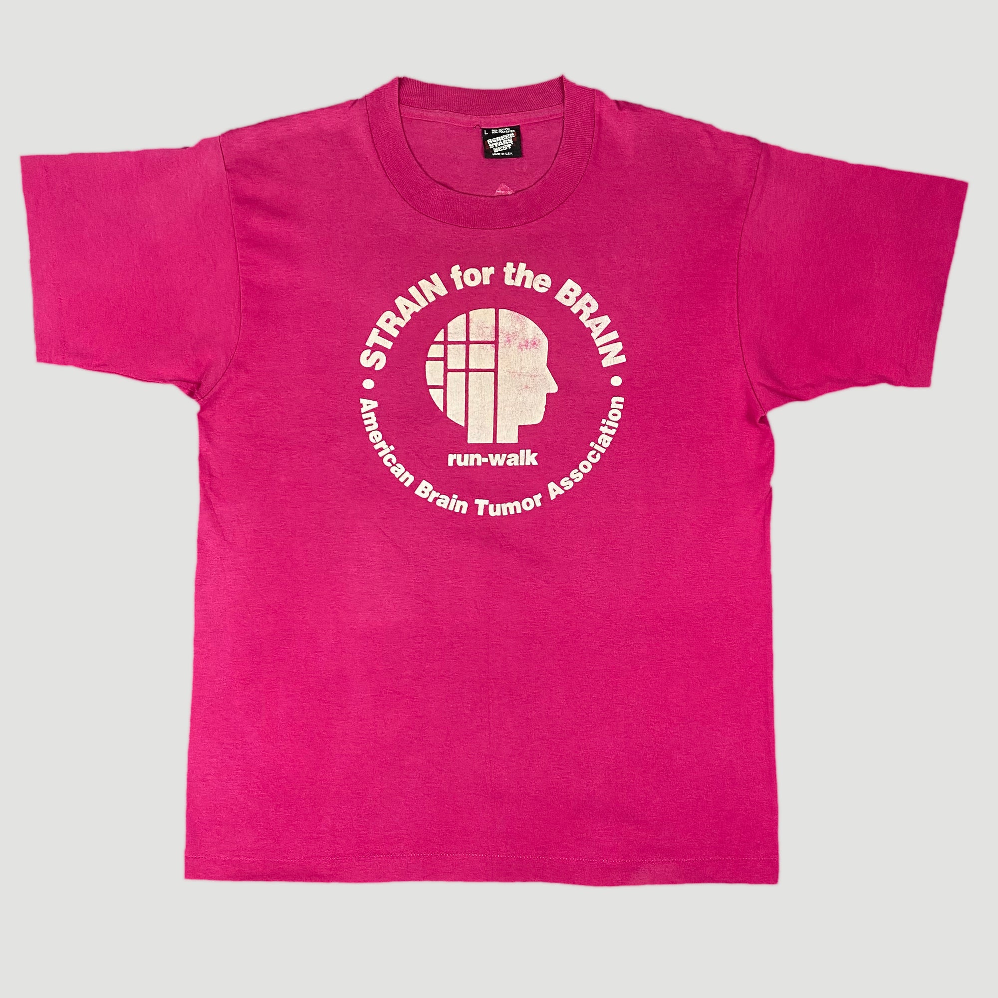 Late 80's 'Strain For The Brain' T-Shirt