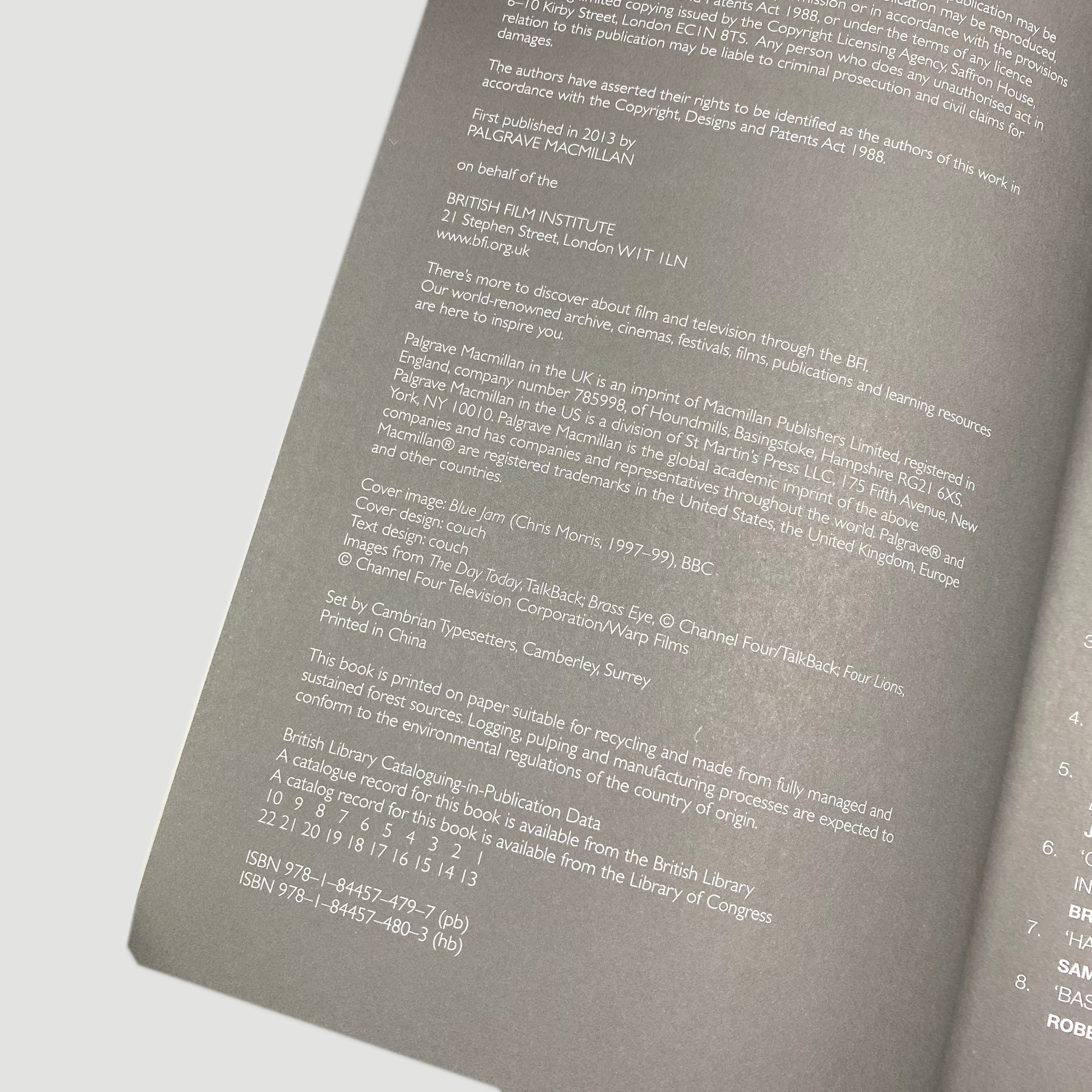 2013 'No Known Cure: The Comedy of Chris Morris' First Edition