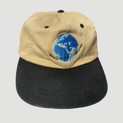Late 90's Intel Globe Logo Strapback Cap