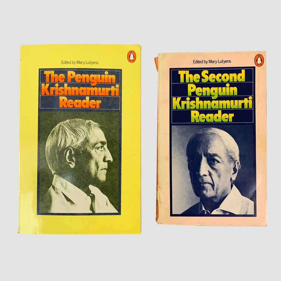 1987/1973 J. Krishnamurti 'The Penguin Krishnamurti Reader/The Second Penguin Krishnamurti Reader'