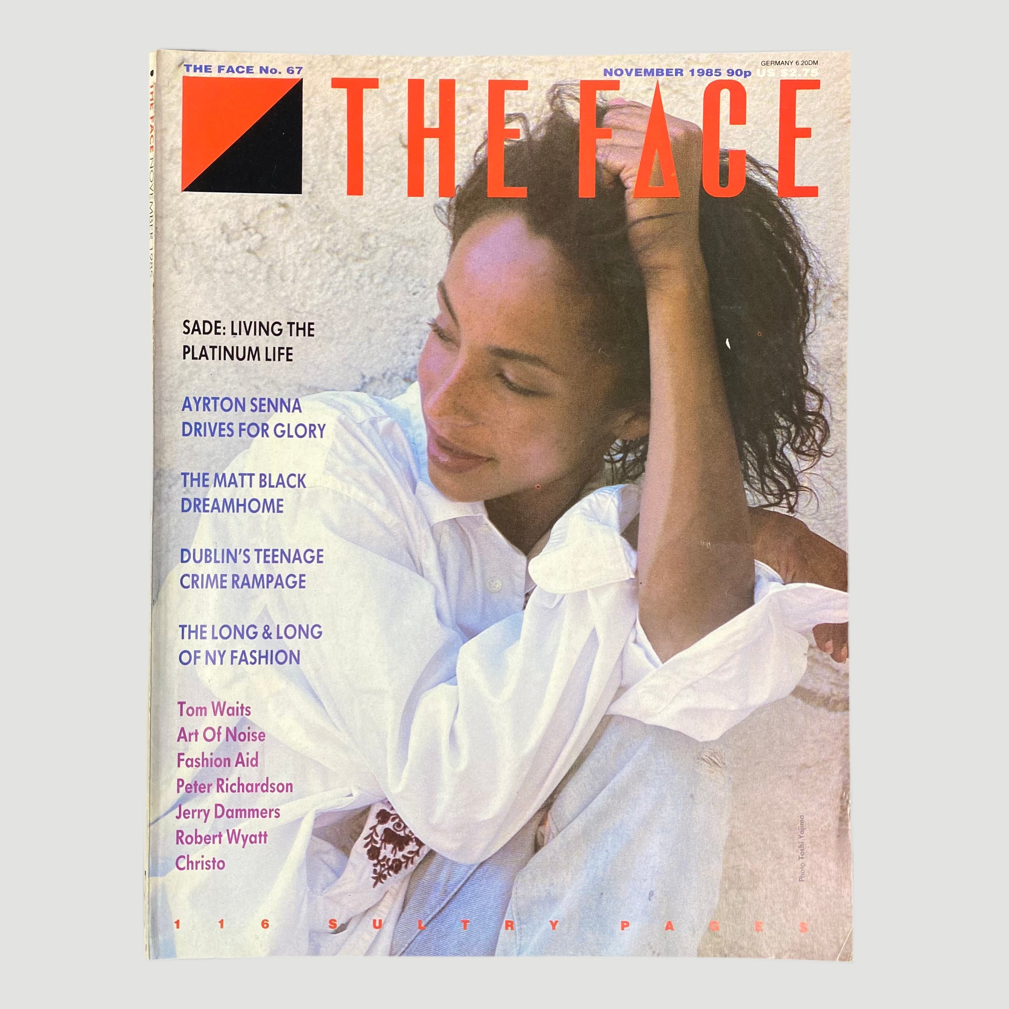 1985 The Face Magazine Sade Issue