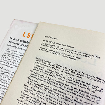 1964 David Soloman 'LSD: The Consciousness-Expanding Drug'