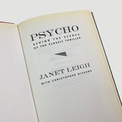 1995 Janet Leigh 'Psycho: Behind the Scenes of the Classic Thriller'