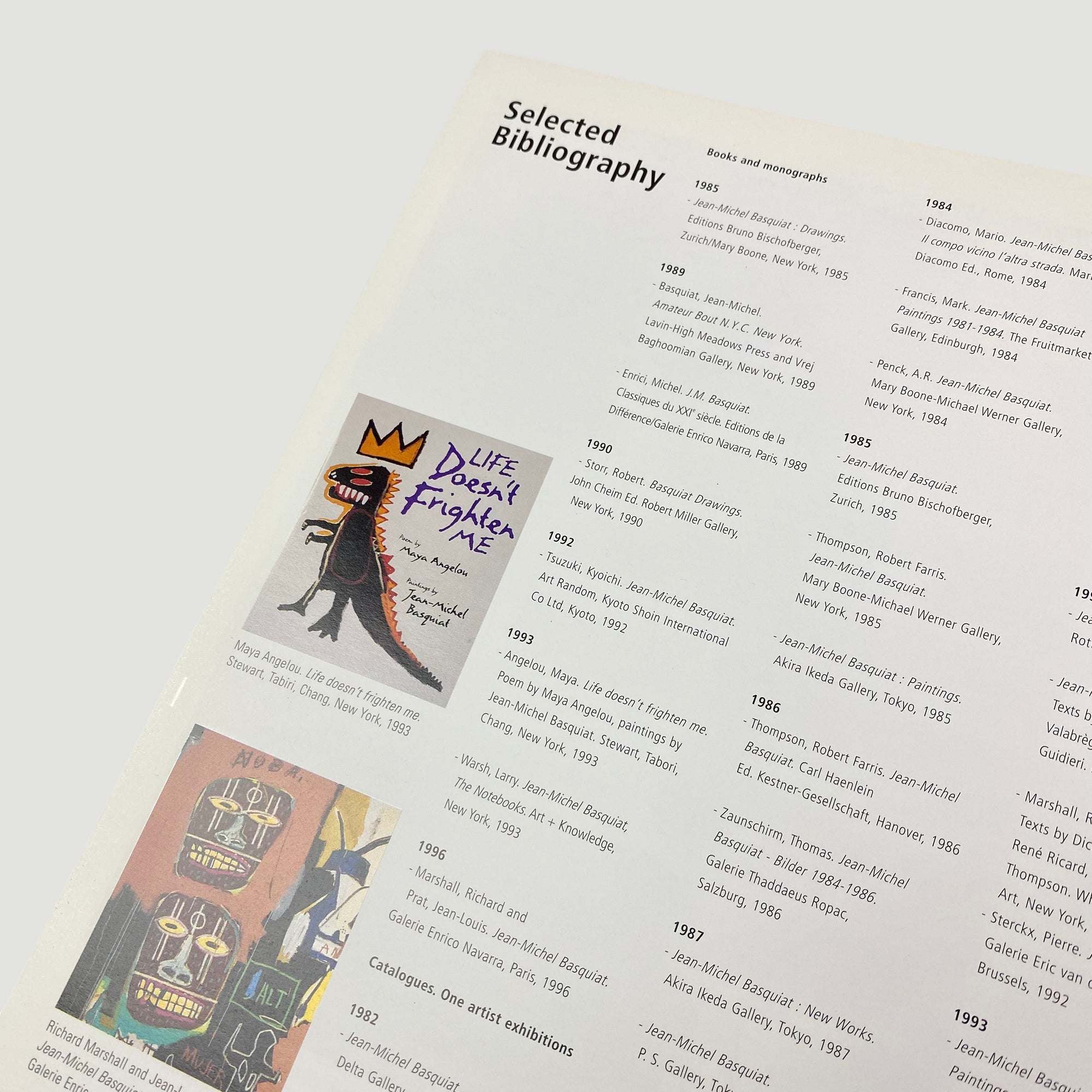 1997 Jean Michel Basquiat Japanese Language