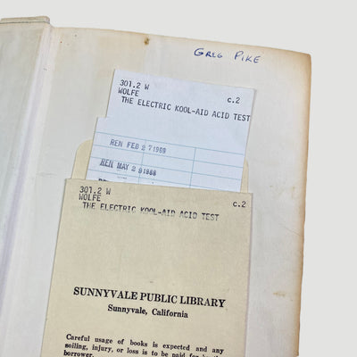 1968 Electric Kool-Aid Acid Test First Edition Book Club