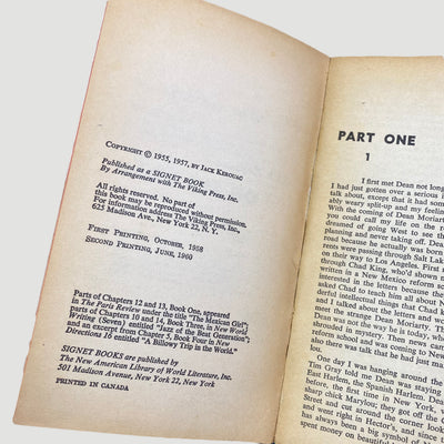 1958 Jack Kerouac 'On The Road' US 1st softcover