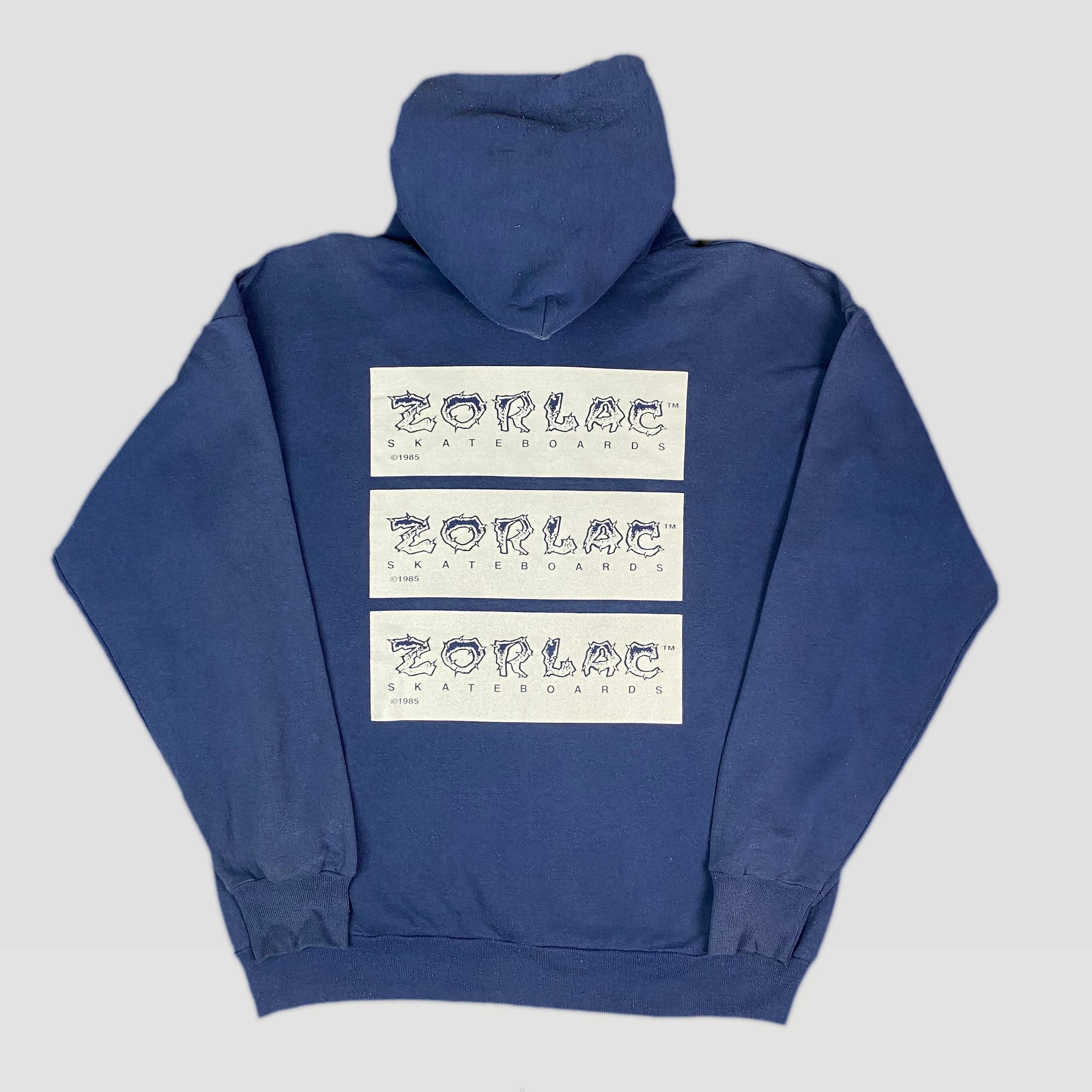 90's Zorlac Skateboards Hooded Sweatshirt