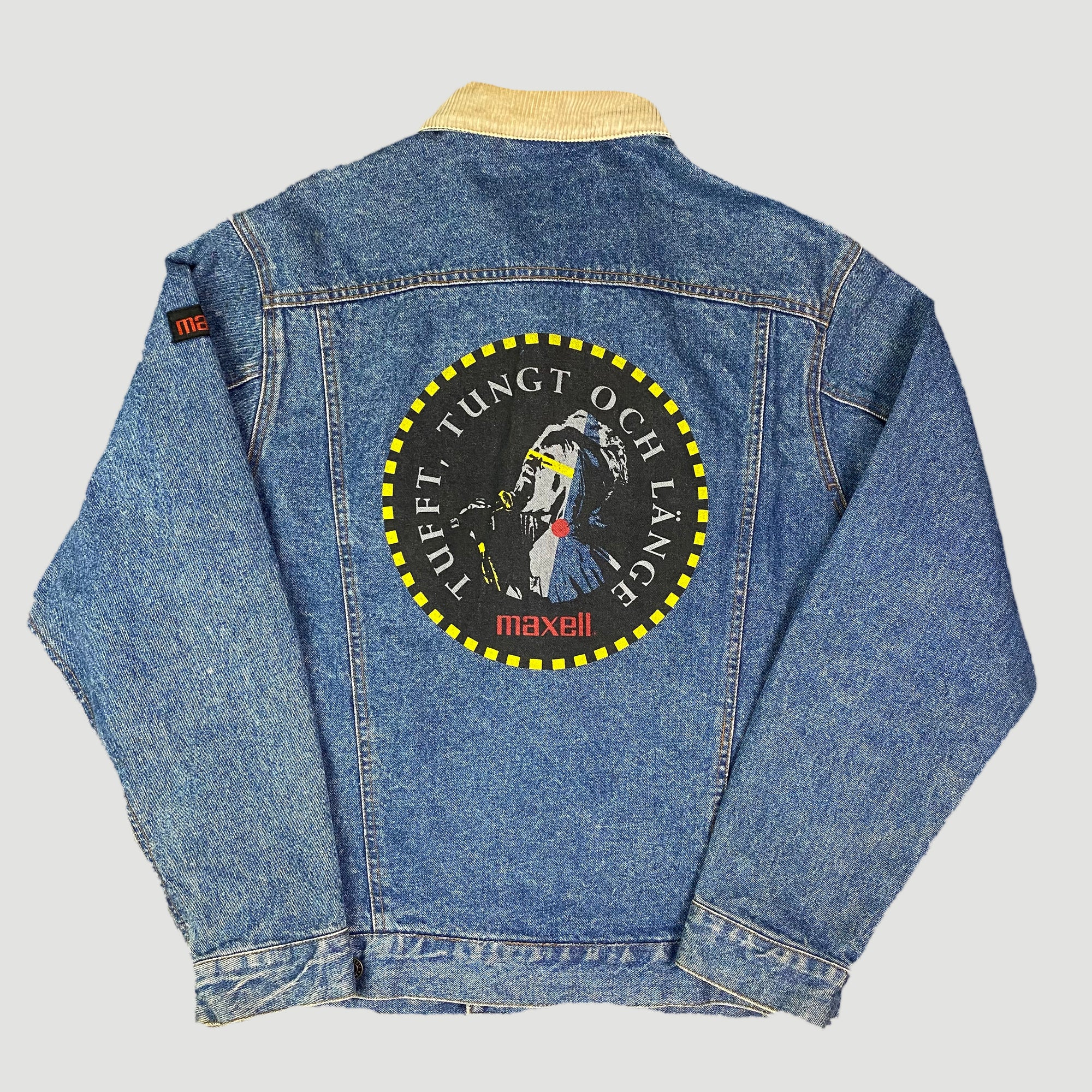 80's Maxell Swedish Denim Jacket