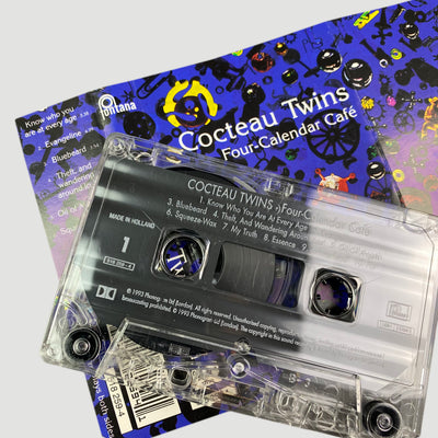 1993 Cocteau Twins 'Four-Calendar Café' UK Cassette