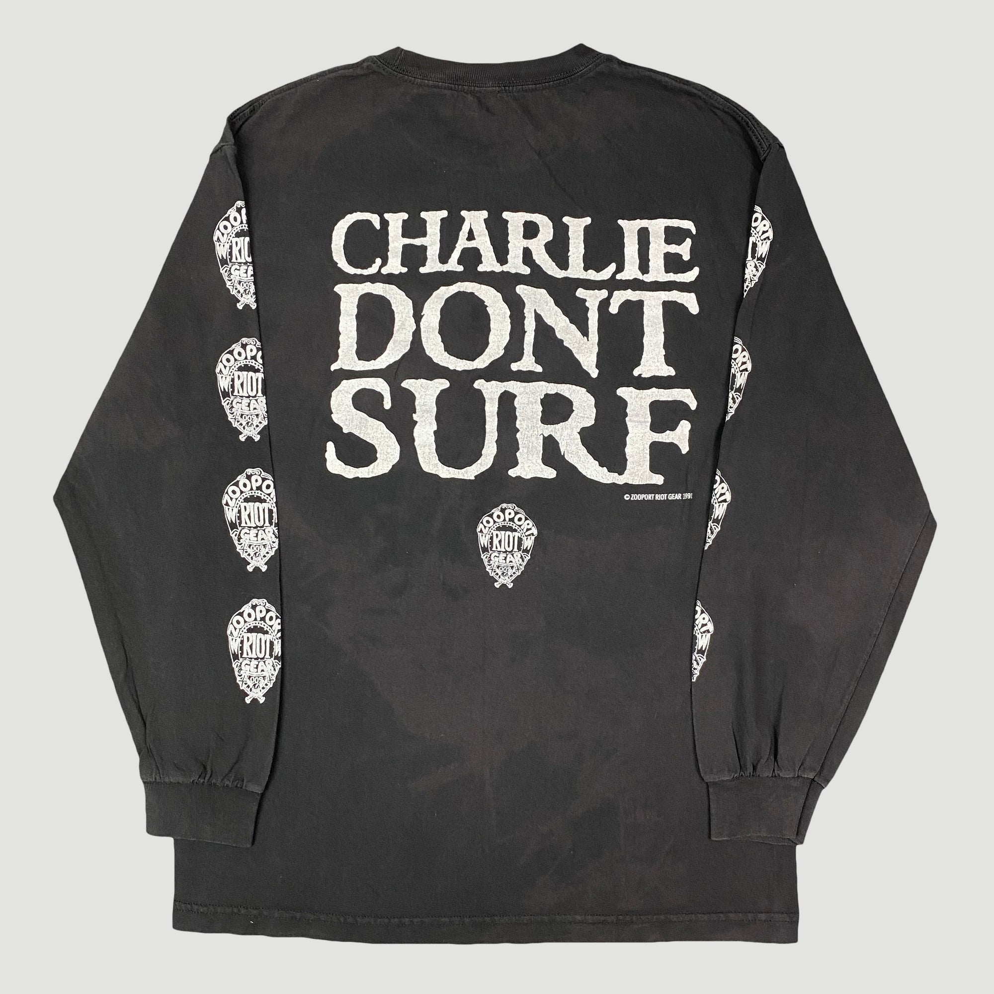 90's Zooport Riot Gear ‘Charlie Don't Surf’ T-Shirt