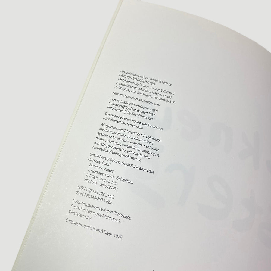 1987 David Hockney 'Posters'