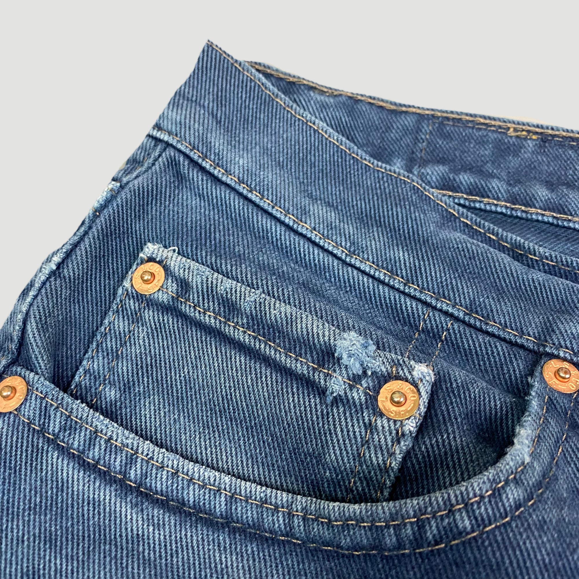 90's Levi 554's Blue Made in USA