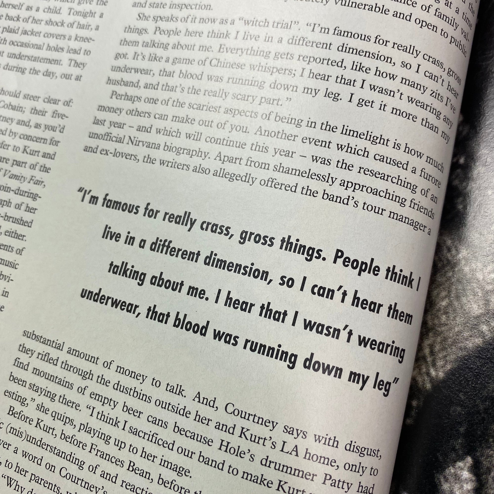 1993 The Face Magazine Courtney Love/Hole Issue