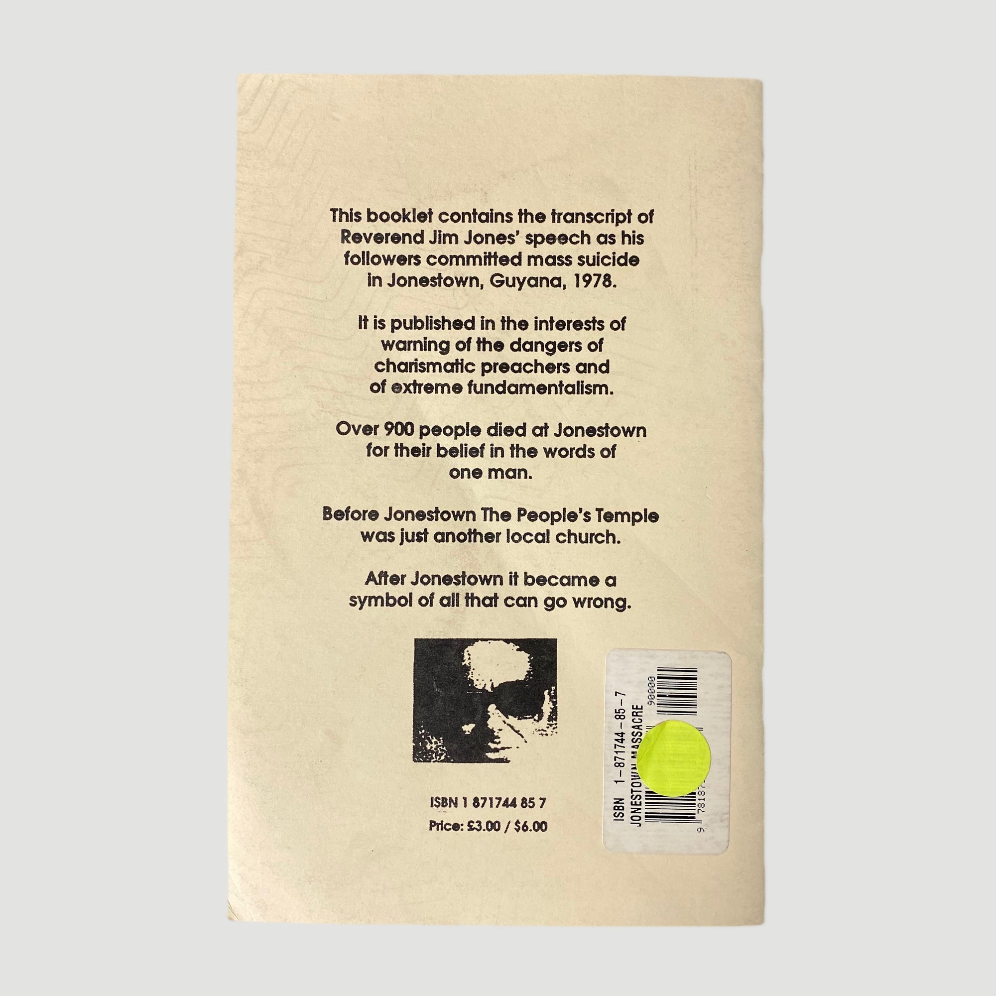 1993 'The Jonestown Massacre' Booklet