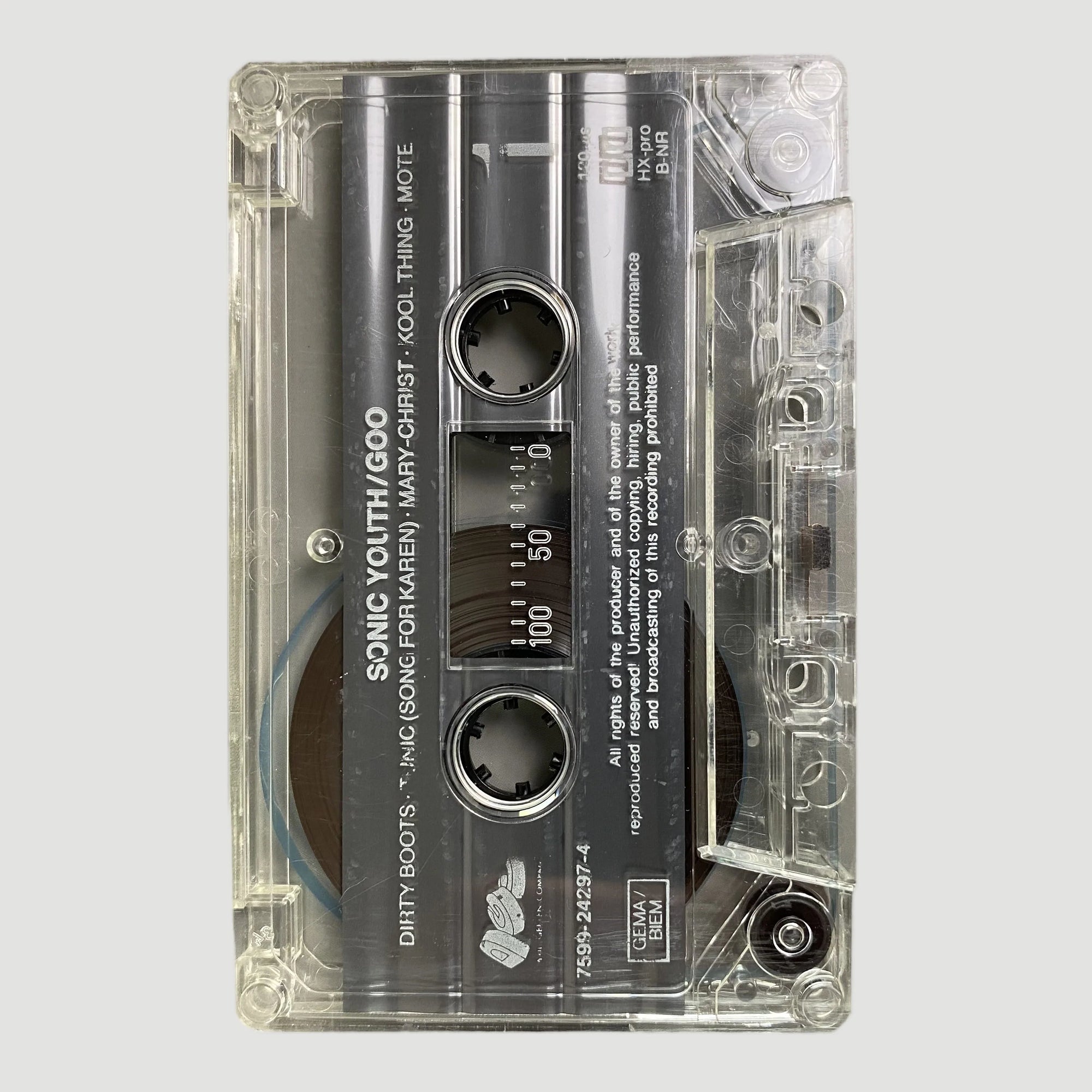 1990 Sonic Youth 'Goo' UK Cassette