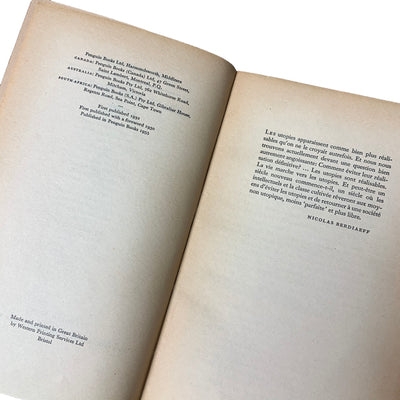 1955 Aldous Huxley 'Brave New World'