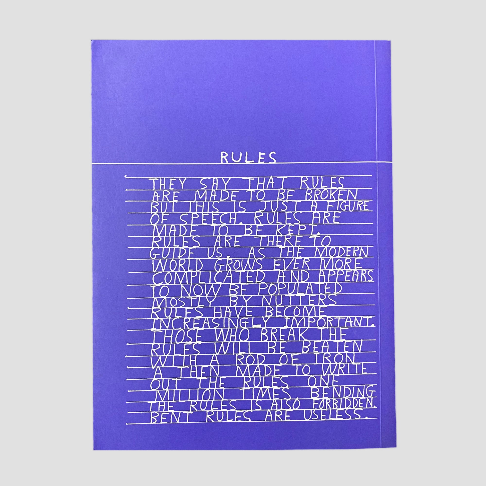 2000 David Shrigley 'Grip'